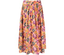 Rock mit Blumen-Print