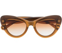 Cat-Eye-Sonnenbrille im Oversized-Look