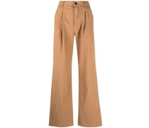 Ausgestellte Hose mit Abnähern