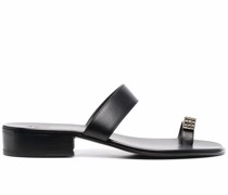 Ring Sandalen mit flachem Absatz