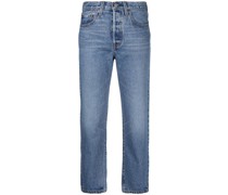 Gerade 501 Cropped-Jeans