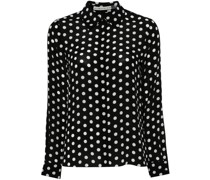 Willa polka dot-print silk shirt