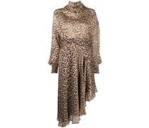 Kleid mit Leoparden-Print