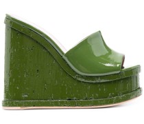 Wedge-Sandalen mit Plateau