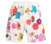 Shorts mit Blumen-Print
