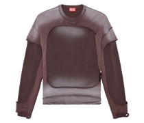 K-Osbert Sweatshirt in Distressed-Optik