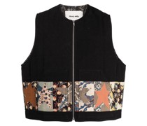 STORY mfg. Saturn Weste im Patchwork-Look