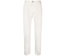 Slim-Fit-Jeans mit Logo-Patch