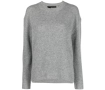 Gerippter Kaschmirpullover