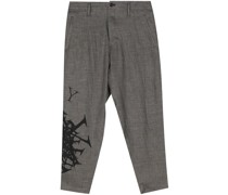 Tapered-Hose mit Hahnentrittmuster