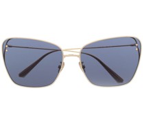 Sonnenbrille mit eckigem Gestell