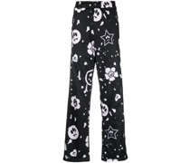 Jogginghose mit grafischem Print