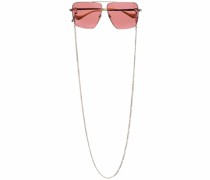 Eckige Oversized-Sonnenbrille