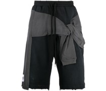 Joggingshorts im Layering-Look