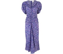 Midikleid mit Blumen-Print