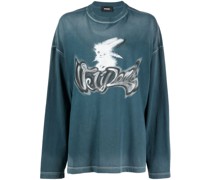 Pullover mit Graffiti-Print