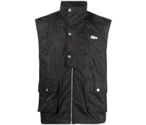 Weste mit Camouflage-Print