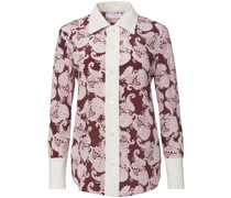 Seidenhemd mit Paisley-Print
