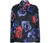Jacke mit Blumen-Print