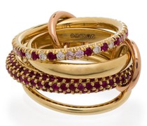Verzierter Ring im Layering-Look