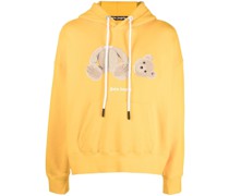 Kapuzenpullover mit Teddy-Print