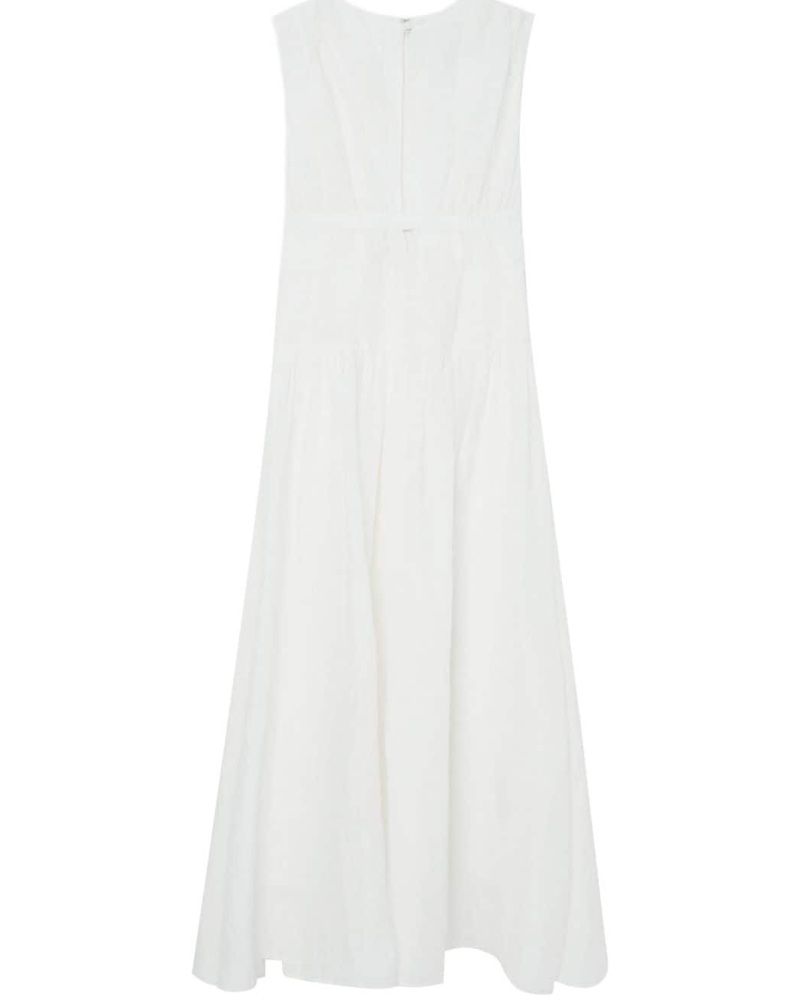 Joslin Damen Midikleid mit rundem Ausschnitt