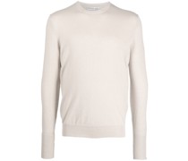 Kaschmirpullover mit Rundhalsausschnitt