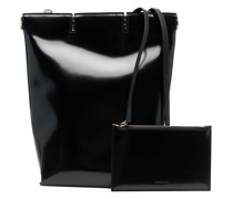 Beuteltasche mit Glanzoptik