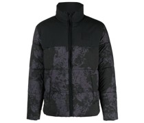 Gefütterte Jacke mit abstraktem Print