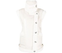 Wendbare Weste mit Shearling