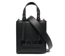 Handtasche mit Logo-Prägung