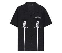 Hemd mit Totenkopf-Print
