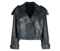 Jacke aus Leder
