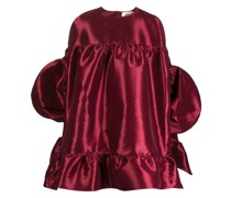 Gesmoktes Kleid mit Puffärmeln
