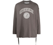 Sweatshirt mit drapiertem Band