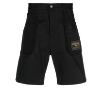 Shorts aus Gabardine