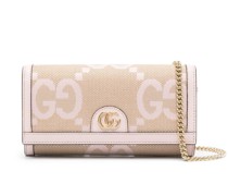 Jacquard-Clutch mit Monogramm