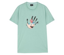 Hand Print Cotton T-Shirt