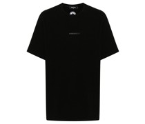 rubberised-logo cotton T-shirt