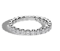18kt Anniversary Weißgoldring