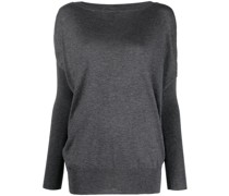 Pullover mit U-Boot-Ausschnitt
