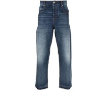 Gerade Cropped-Jeans