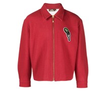 Jacke mit Logo-Applikation