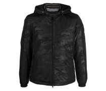 Gefütterte Jacke mit Camouflage-Print
