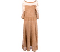 mesh-detail dress