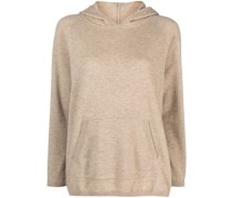 Kaschmirpullover mit Kapuze