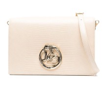 Tasche mit Schlangenledereffekt