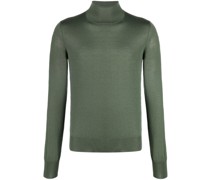 Gerippter Rollkragenpullover