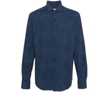 Hemd mit Chambray-Print