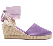 Paloma Wedge-Espadrilles aus Seide